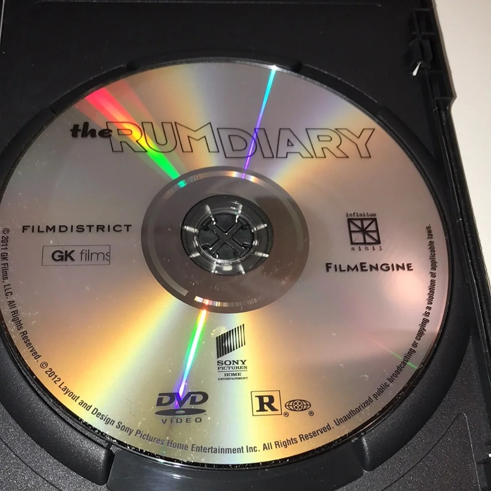 Blu-ray Disc Johnny Depp in The Rum Diary pre owned